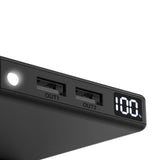 GAR263 10,000mAh Power Bank with LED Display & Flashlight