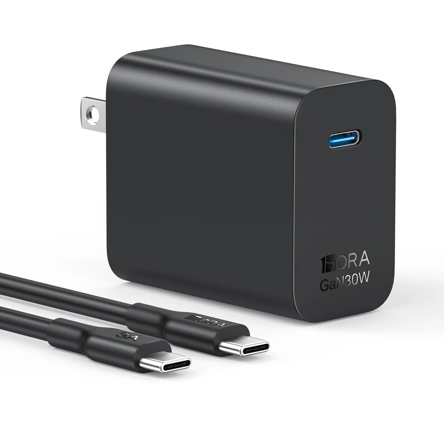 1HORA GAR165 30W USB-C Fast Wall Charger with Type-C Cable