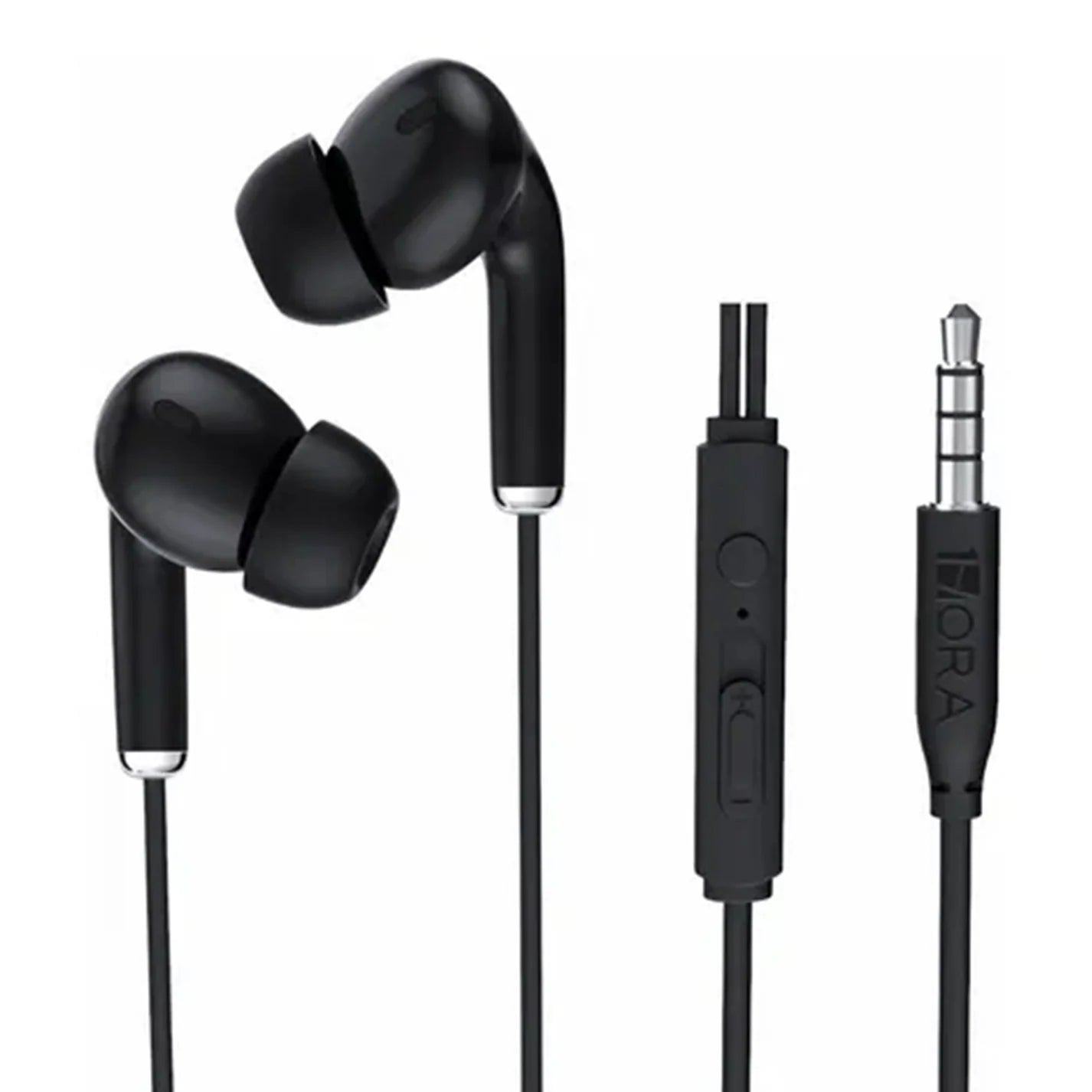 1HORA AUT123 Wired Earbuds with Mic, 3.5mm Headphones