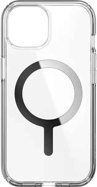 Speck Presidio Perfect-Clear with Chrome MagSafe Case - iPhone 16e/15/14/13