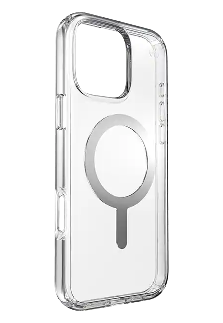 Speck Presidio Perfect-Clear with Chrome MagSafe Case - iPhone 16 Pro Max