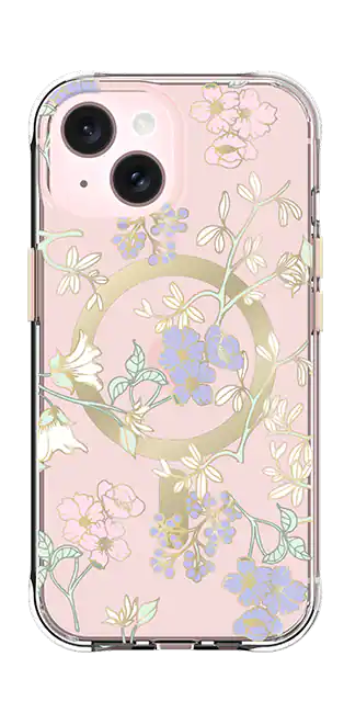 Karma by Body Glove Pastel Floral with MagSafe Case - iPhone 16e/15/14 Wireless Waves Karma by Body Glove Pastel Floral with MagSafe Case - iPhone 16e/15/14 Wireless Waves