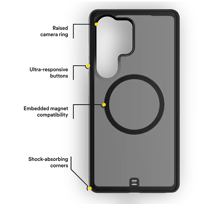 BodyGuardz Ace Pro Case + Magnet - Samsung Galaxy S25 Ultra