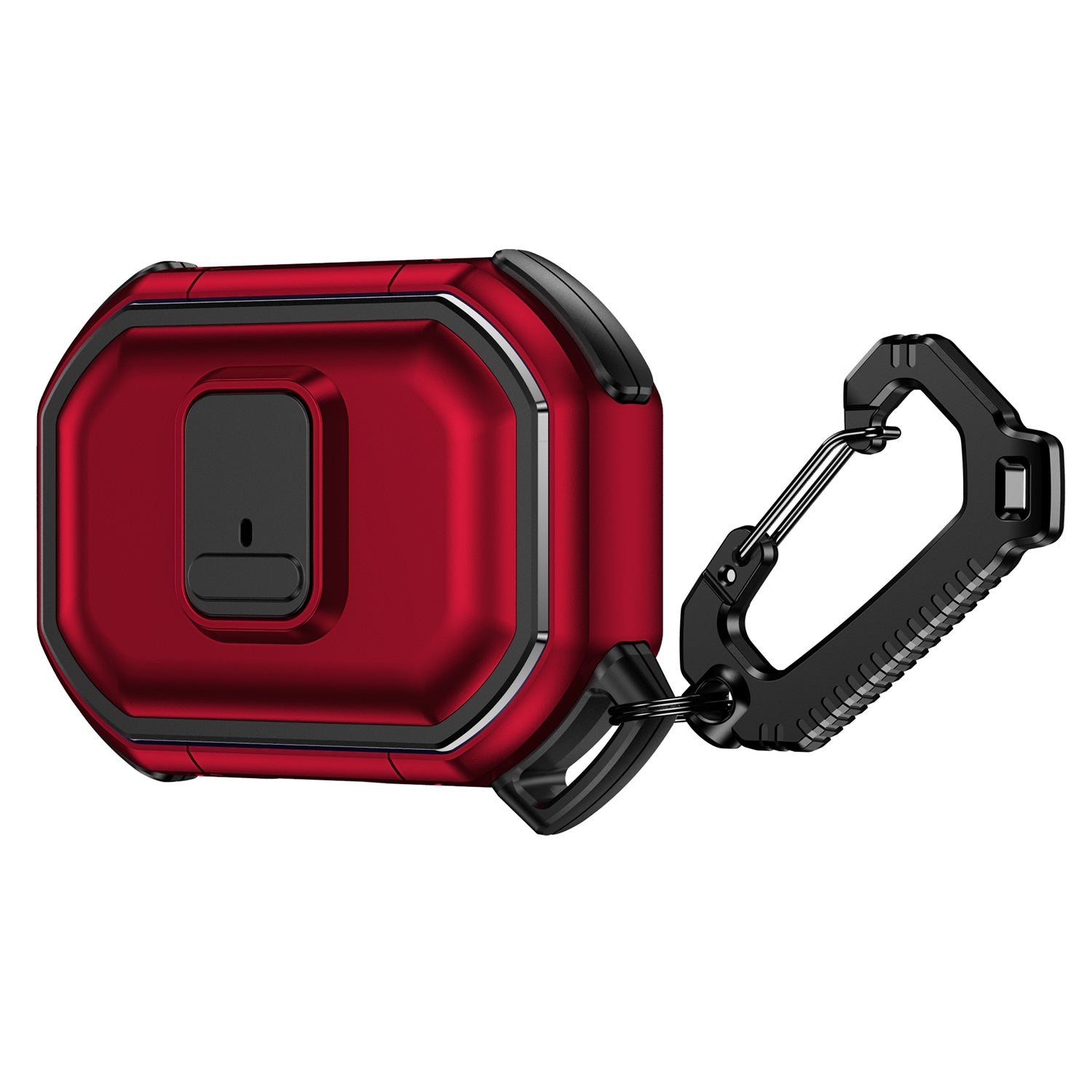 For AirPods Pro Switch Button Hybrid with Belt Loop - Red