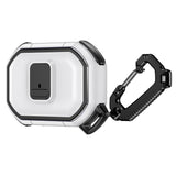 For AirPods Pro Switch Button Hybrid with Belt Loop - White