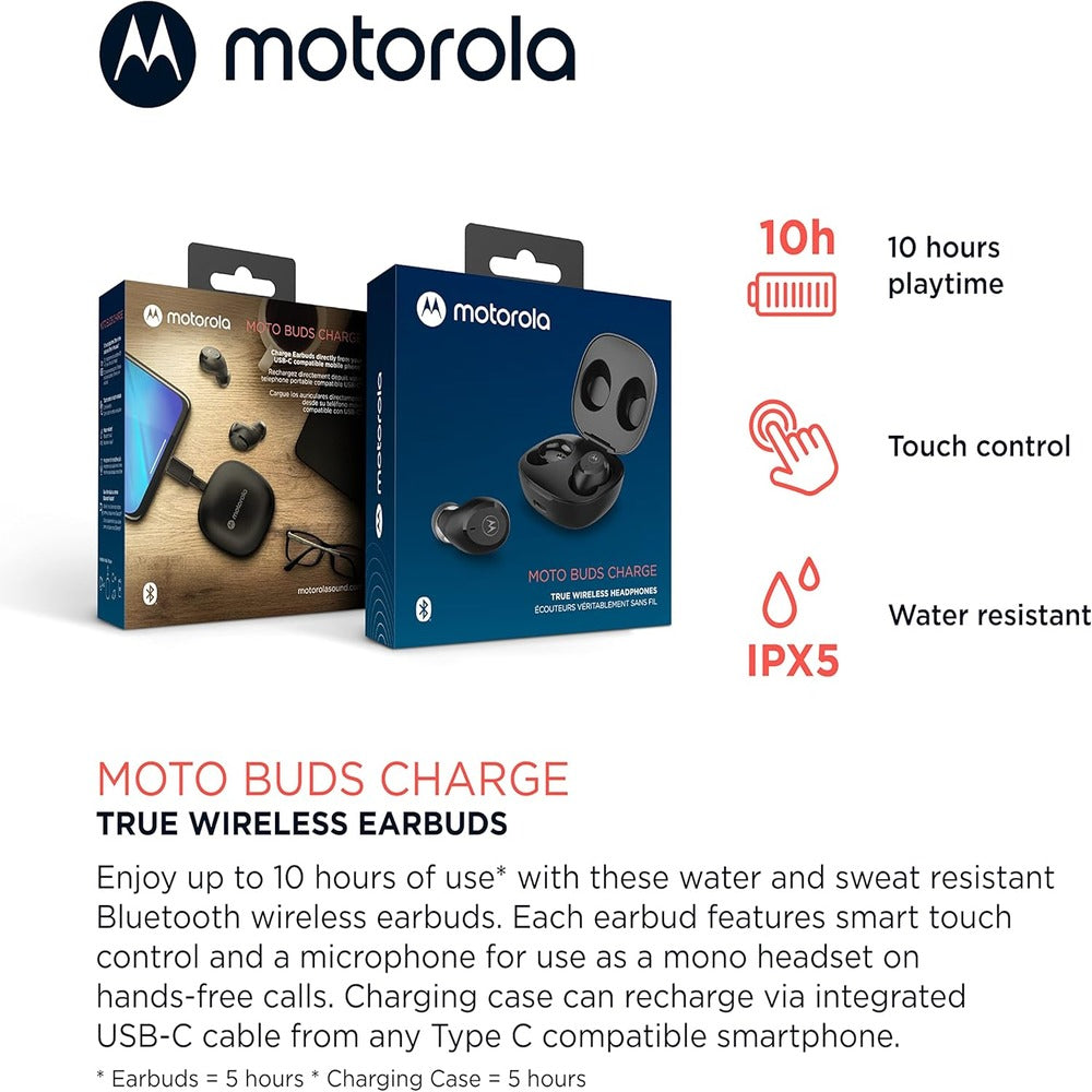 Motorola Moto Buds Charge - True Wireless