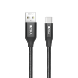 CAB249 1M USB-A to USB Type-C Braided Cable