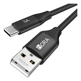 CAB262 1M Braided USB-A to USB Type-C Cable