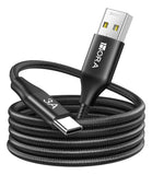 CAB264 2M Braided USB-A to USB Type-C Cable