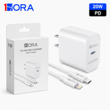 GAR154 20W Fast Charger with Type-C to Lightning Cable
