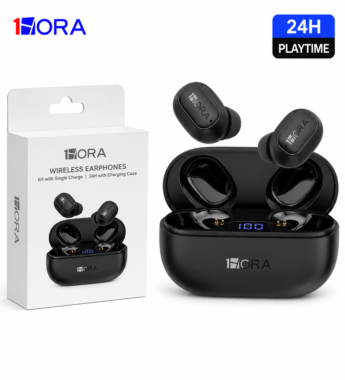 AUT212 True Wireless Earbuds with 24H Playtime