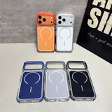 MagSafe Compatible Clear Hybrid Phone Case with Reinforced Camera Protection