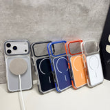 MagSafe Compatible Clear Hybrid Phone Case with Reinforced Camera Protection