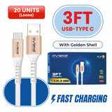 20X LOOSE Cable in CounterDisplay Box - 3FT Fast Charging Cable