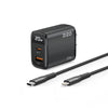 ZIZO PowerVault 20W Charger Bundle with 4FT Braided Nylon USB-C to Lightning Cable