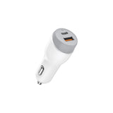 ZIZO PowerVault 30W Dual Port Car Charger Bundle + Lightning to USB-C Cable + USB-A Adapter