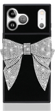 Luxurious phone case with a bow design and 'The Elite Collection' branding.
