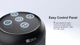 1Hora BOC242 Bluetooth Speaker 10W Portable – Loud Bass, IPX5 Waterproof, LED Lights, Wireless BT 5.1, 12H Playtime, Outdoor Party Speaker