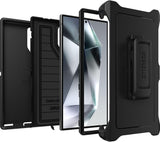 OtterBox Samsung Galaxy S24 Ultra Defender Series Pro Case - BLACK, Rugged & Durable, with Port Protection, includes Holster Clip Kickstand