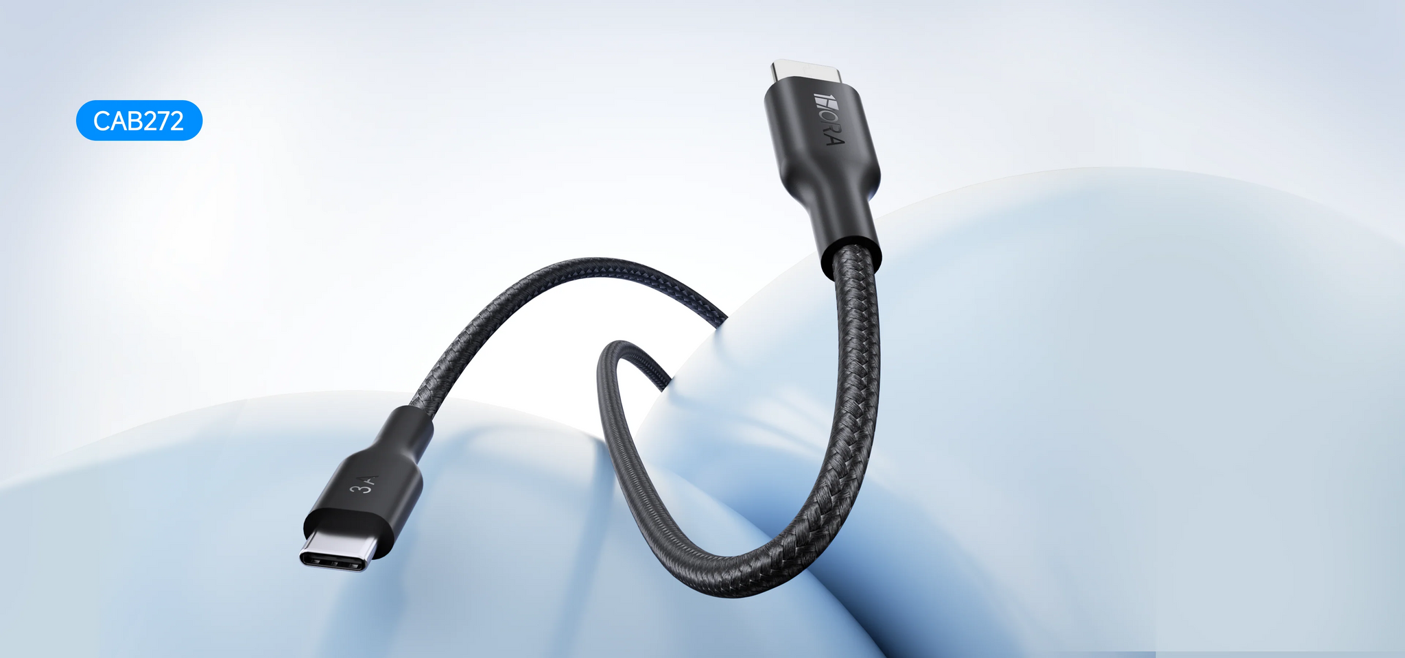 CAB273 1M00587 USB Type-C to Lightning Polyester Braided Cable