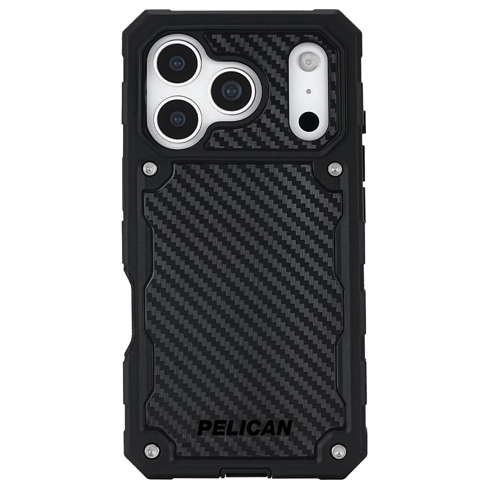 Pelican Shield Carbon Fiber with MagSafe & Holster for iPhone 17 Series – Black