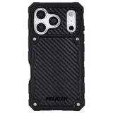 Pelican Shield Carbon Fiber with MagSafe & Holster for iPhone 17 Series – Black