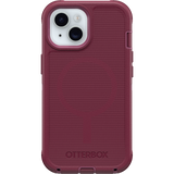 OtterBox Defender Pro MagSafe Case for iPhone 15/14/13 – Heavy Duty Shockproof Protective Cover (Dark Pink)