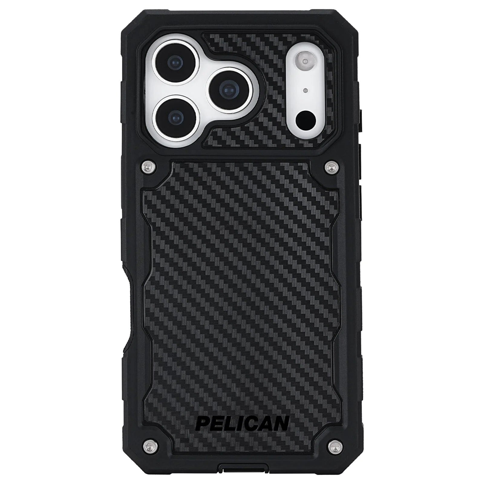 Pelican Shield Carbon Fiber with MagSafe & Holster for iPhone 17 Series – Black