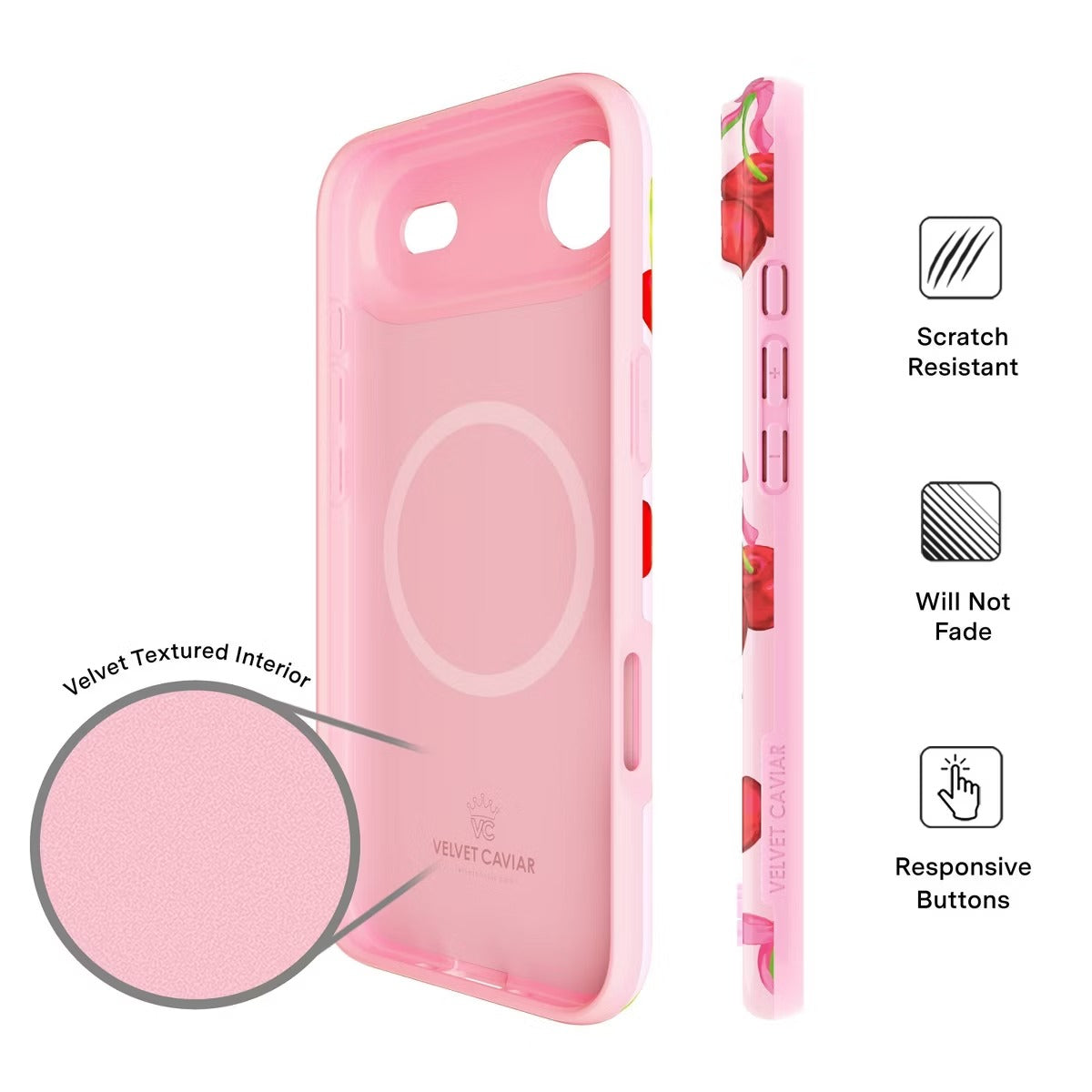 Velvet Caviar iPhone 16 MagSafe Case | 10ft Drop Protection | Slim Designer Shockproof Cover