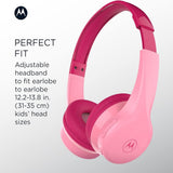 MOTOROLA JR300BT KIDS ON-EAR HEADPHONES - PINK (LANE B RACK 8)