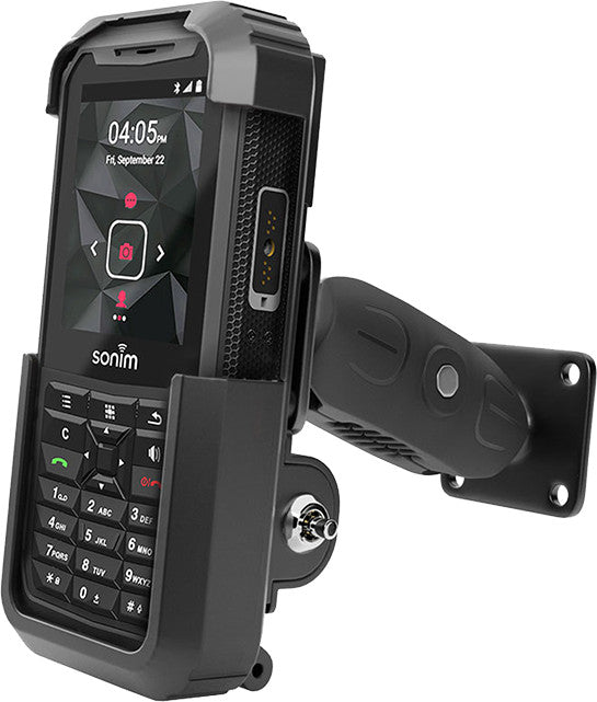 IIP GPSLockbox Sonim XP5S Mobile Mounting Kit Black - Front View